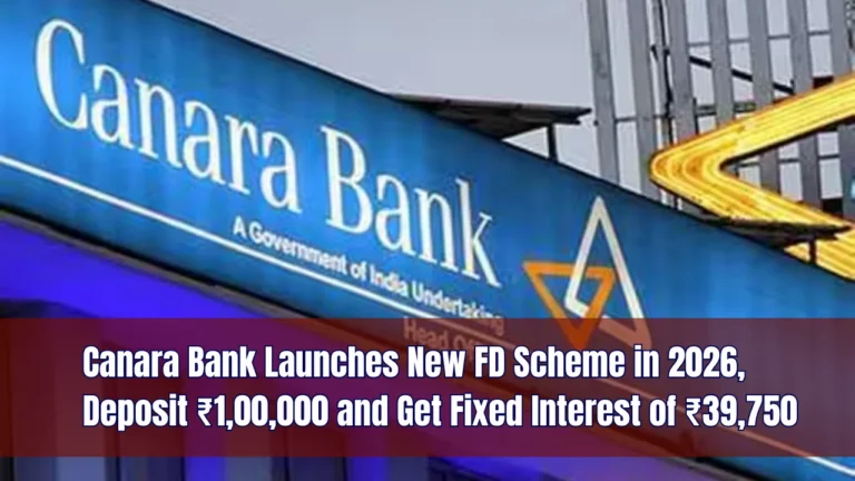 Canara Bank FD Scheme 2026