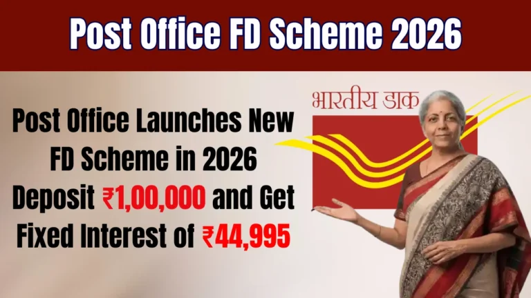 Post Office FD Scheme 2026